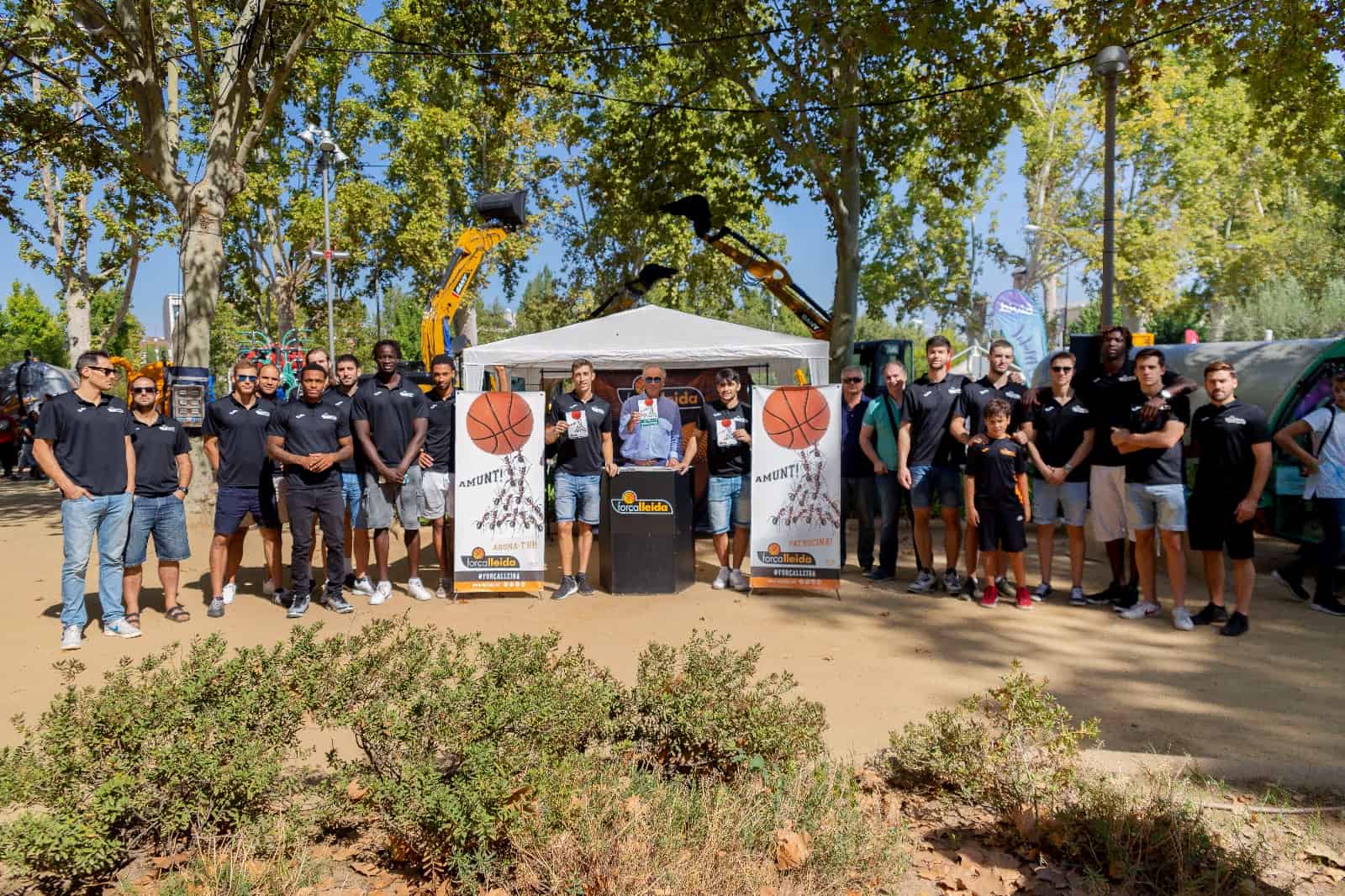 El Força Lleida visita la Fira de Sant Miquel 2018 de Lleida