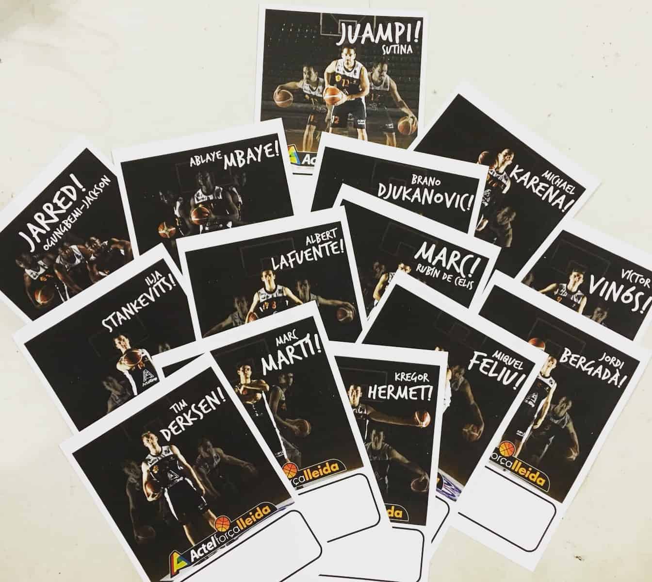 Fotografies col•leccionables dels jugadors de l’Actel Força Lleida