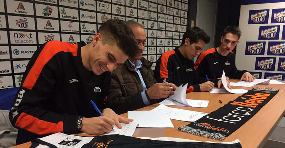 Els jugadors del Força Lleida Bergadà, Vinós i Lafuente jugaran vinculats al CB Pardinyes d’EBA