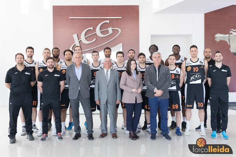 Visita oficial a les instalacions del Grup ICG Software, patrocinador principal del primer equip del Força Lleida