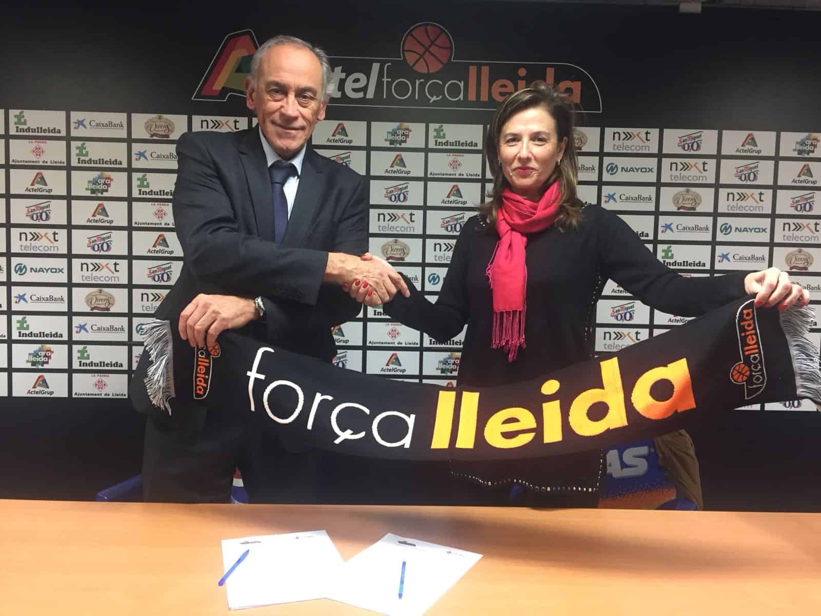 Beca esportiva del Força Lleida per a un usuari de Creu Roja dins un nou conveni de col·laboració