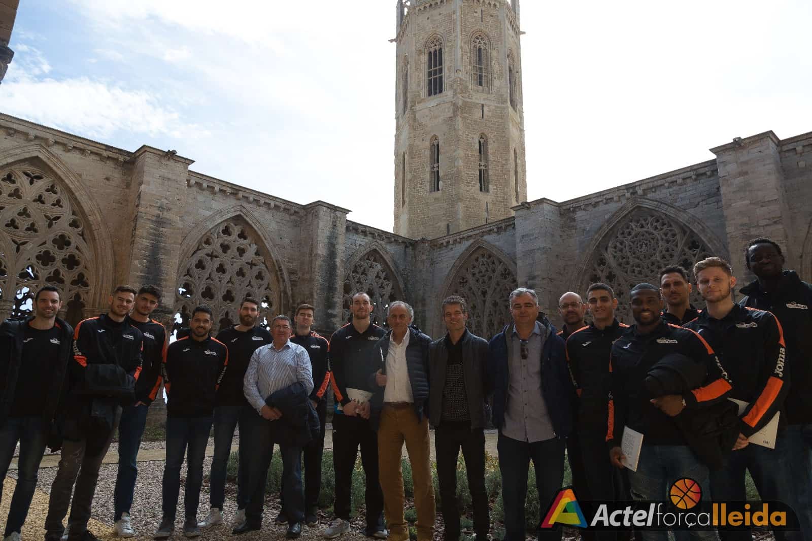 El Força Lleida visita espais emblemàtics de la ciutat