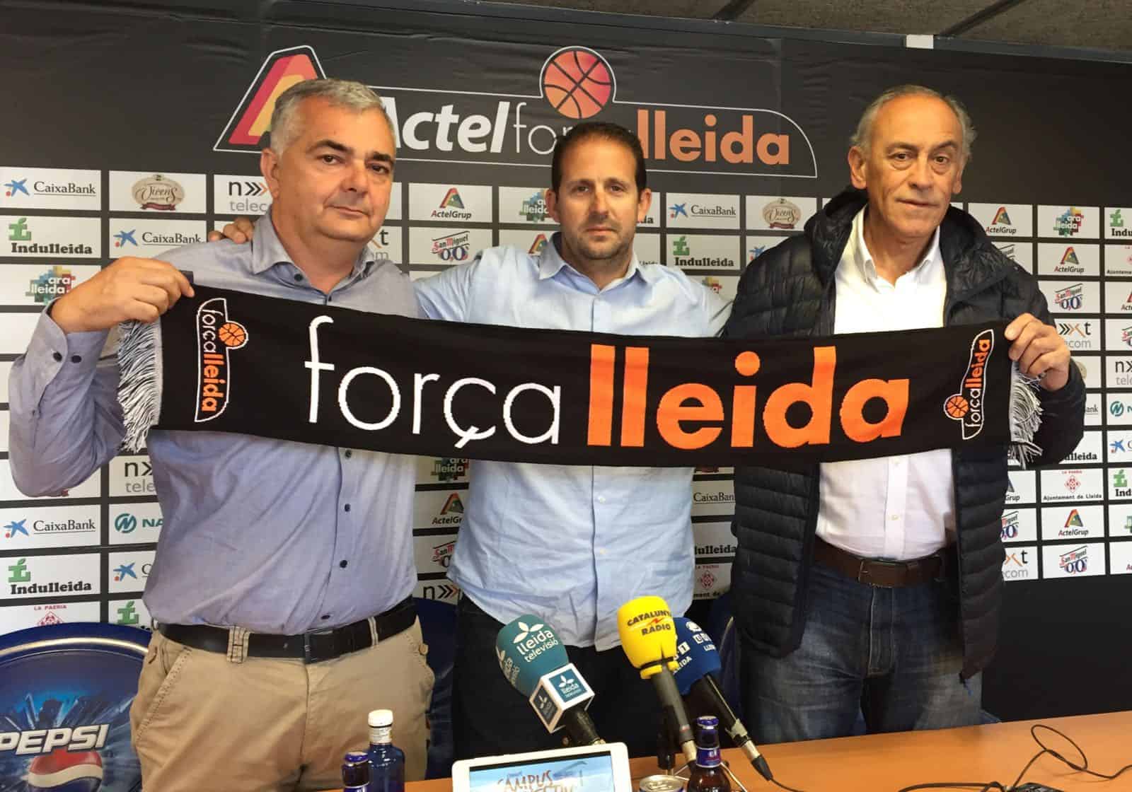 El Força Lleida presenta la renovació de Jorge Serna