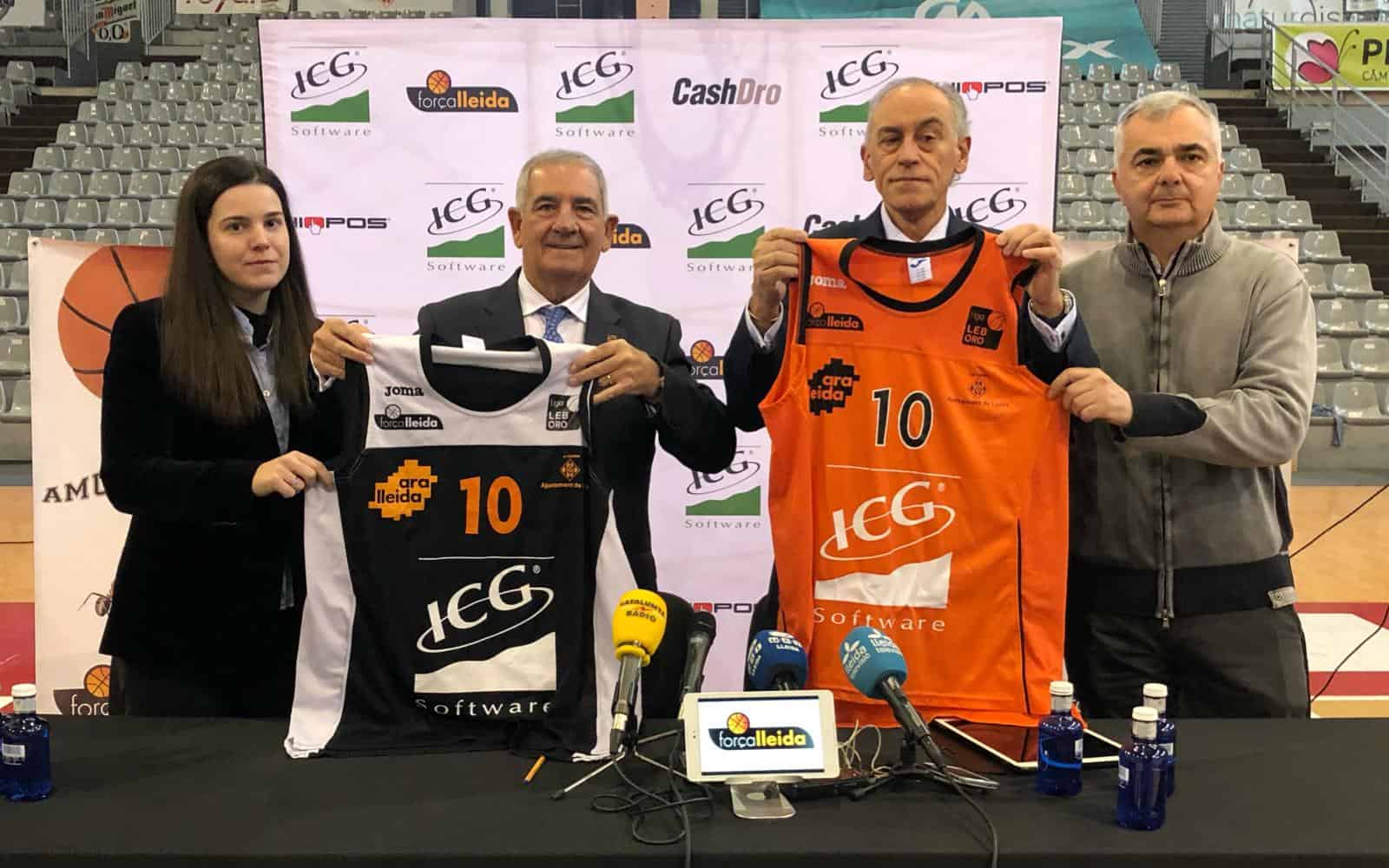 GRUP ICG, nou patrocinador principal del primer equip del Força Lleida (LEB Or)