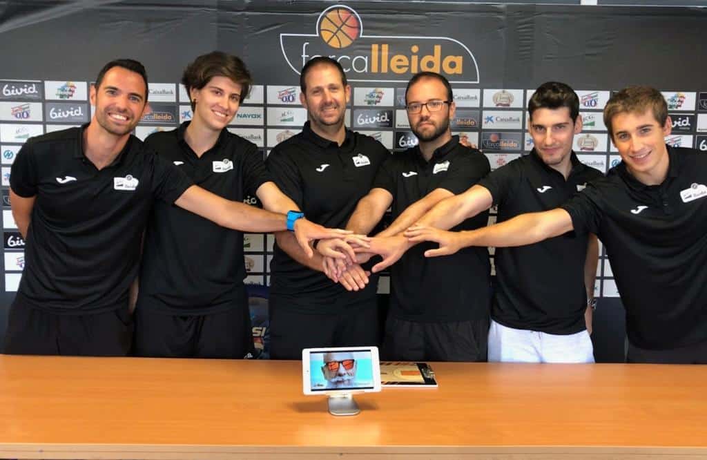 L’Equip Tècnic de l’ICG Força Lleida al complet