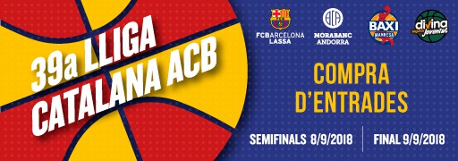 Entrades a la venda per a la Final a 4 de la Lliga Catalana ACB