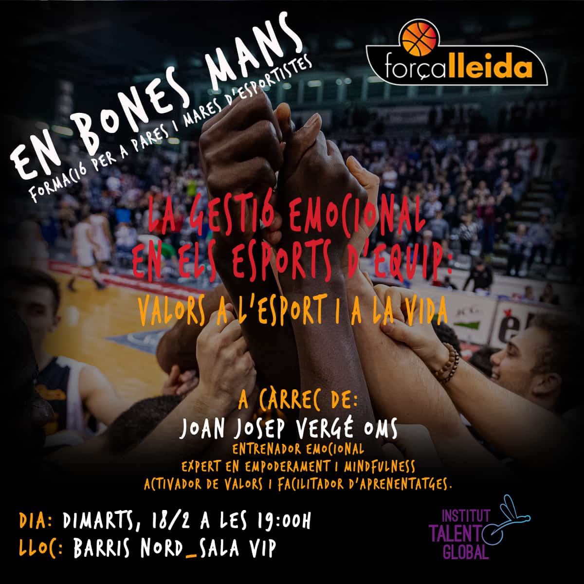 En Bones Mans: La gestió emocional en els esports d´equip: Valors a l´esport i a la vida