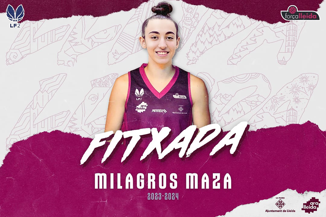 Milagros Maza, primera nueva incorporación del Robles Força Lleida