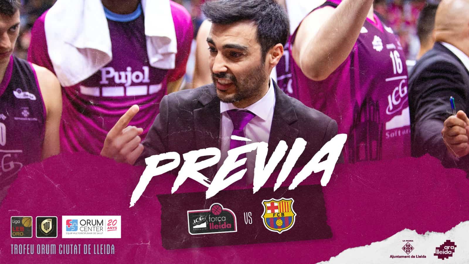 Gerard Encuentra: «Tenemos un partido de lujo en Lleida».