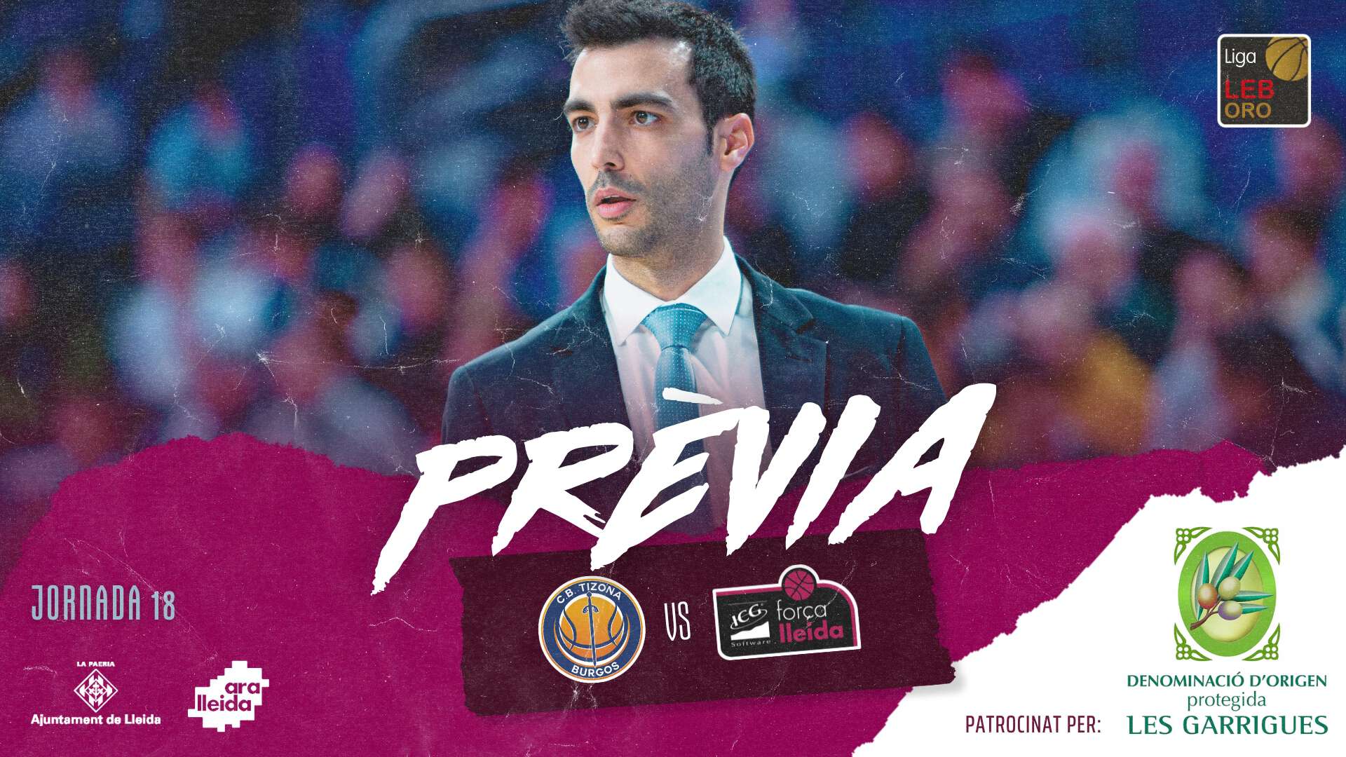 PREVIA J18. LEB ORO. Partido ante todo un líder