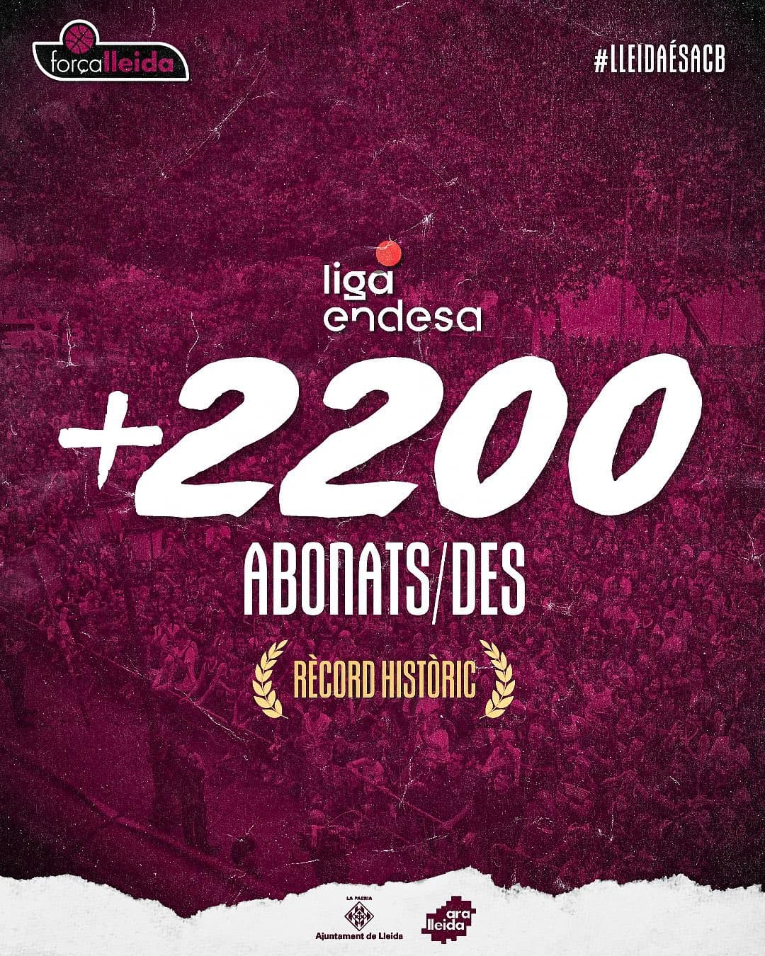 Récord histórico para el Força Lleida