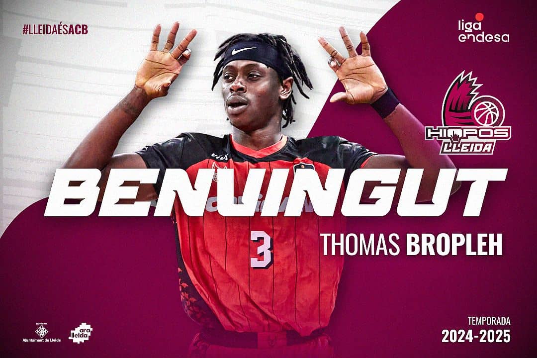 Thomas Bropleh, nuevo fichaje del Hiopos Lleida
