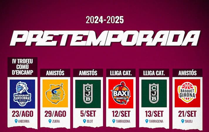 Pretemporada Hiopos Lleida 2024-2025