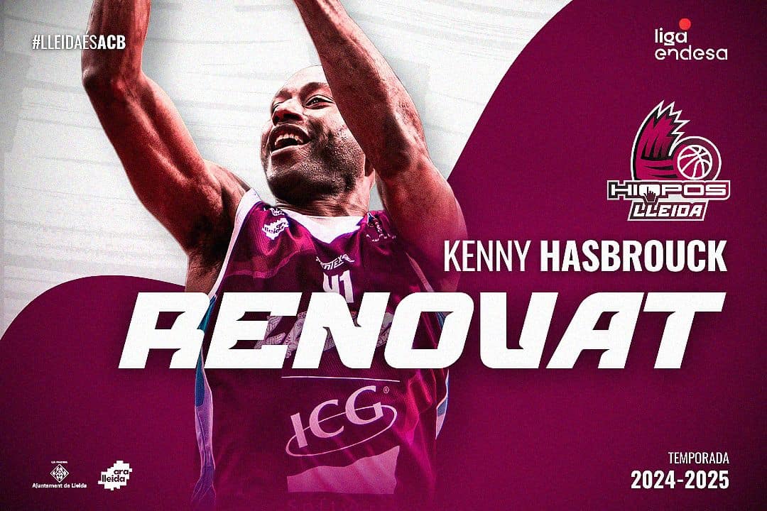 Kenny Hasbrouck seguirá vistiendo de burdeos con el Hiopos Lleida