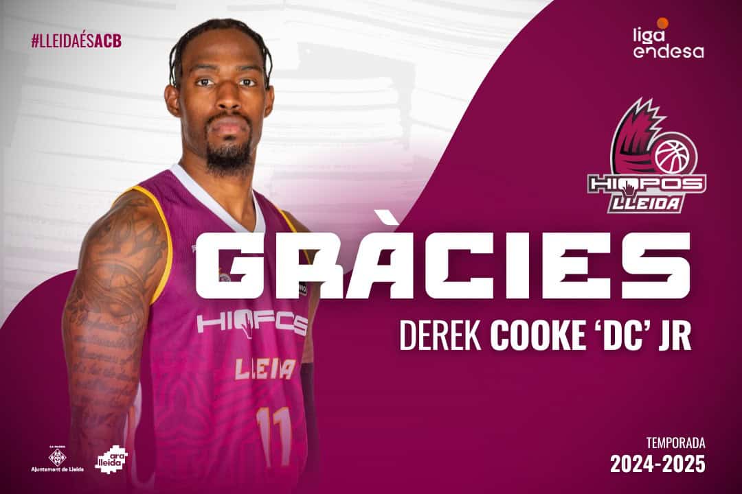 El Força Lleida y Derek Cooke llegamos a un acuerdo de rescisión de contrato
