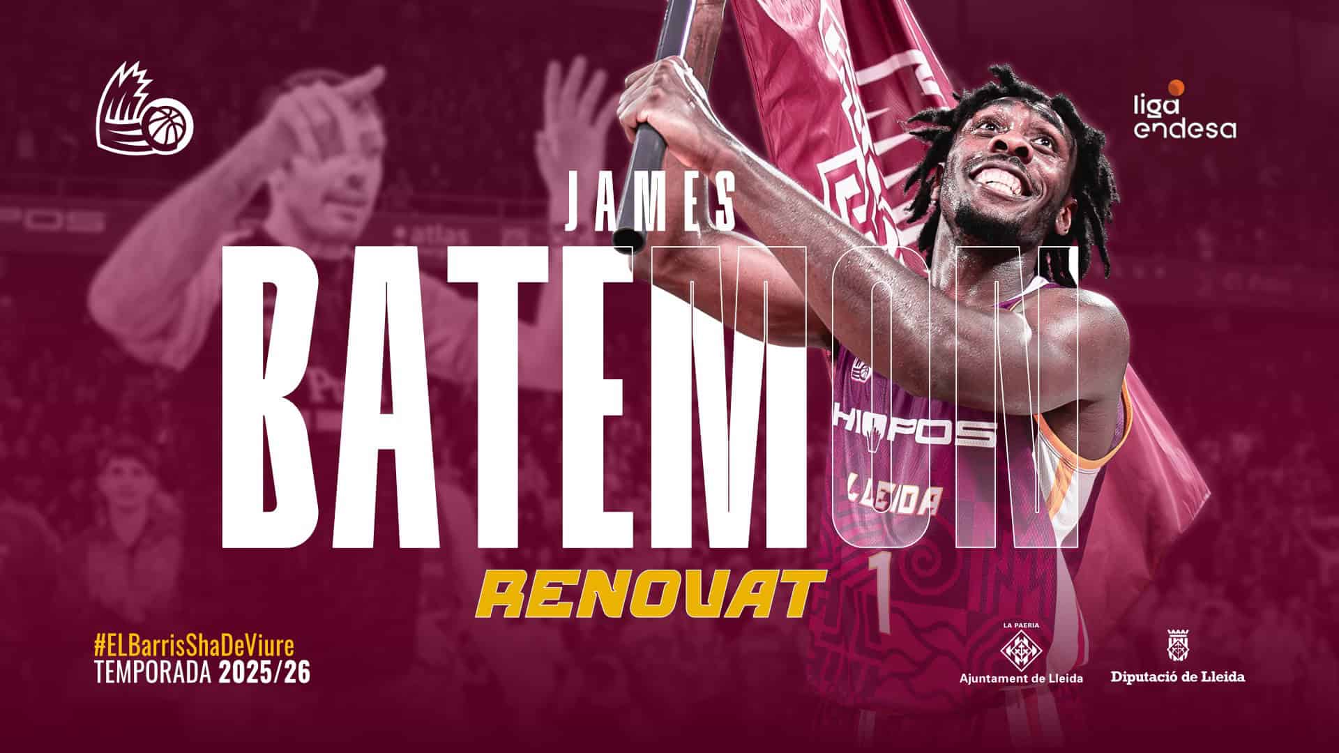 JAMES BATEMON, RENOVADO!