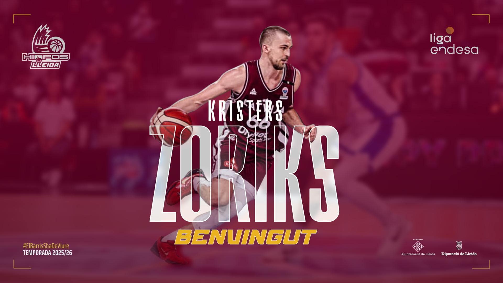 Kristers Zoriks, nuevo jugador del Hiopos Lleida
