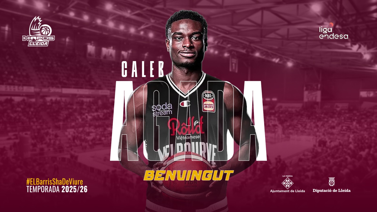 Caleb Agada es nuevo jugador del Hiopos Lleida