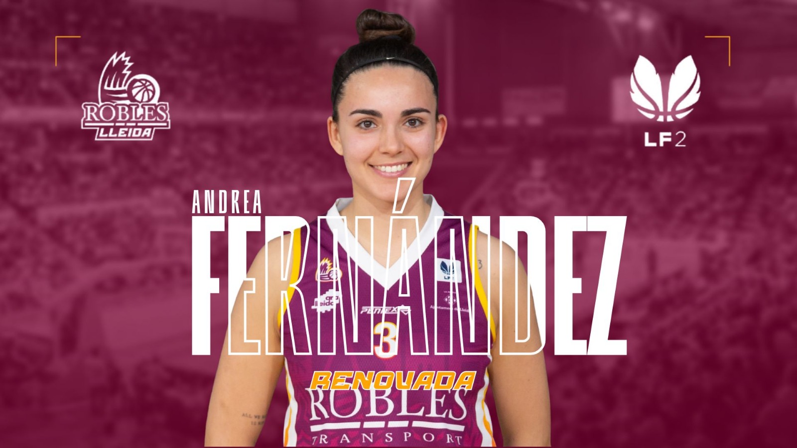 Andrea Fernández, nueva pieza renovada del Robles Lleida.