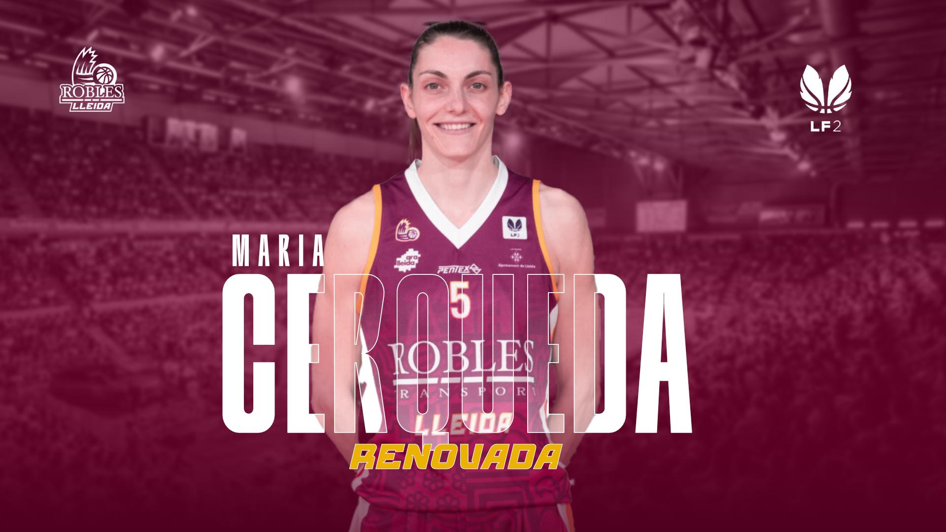 Maria Cerqueda, renovada con el Robles Lleida