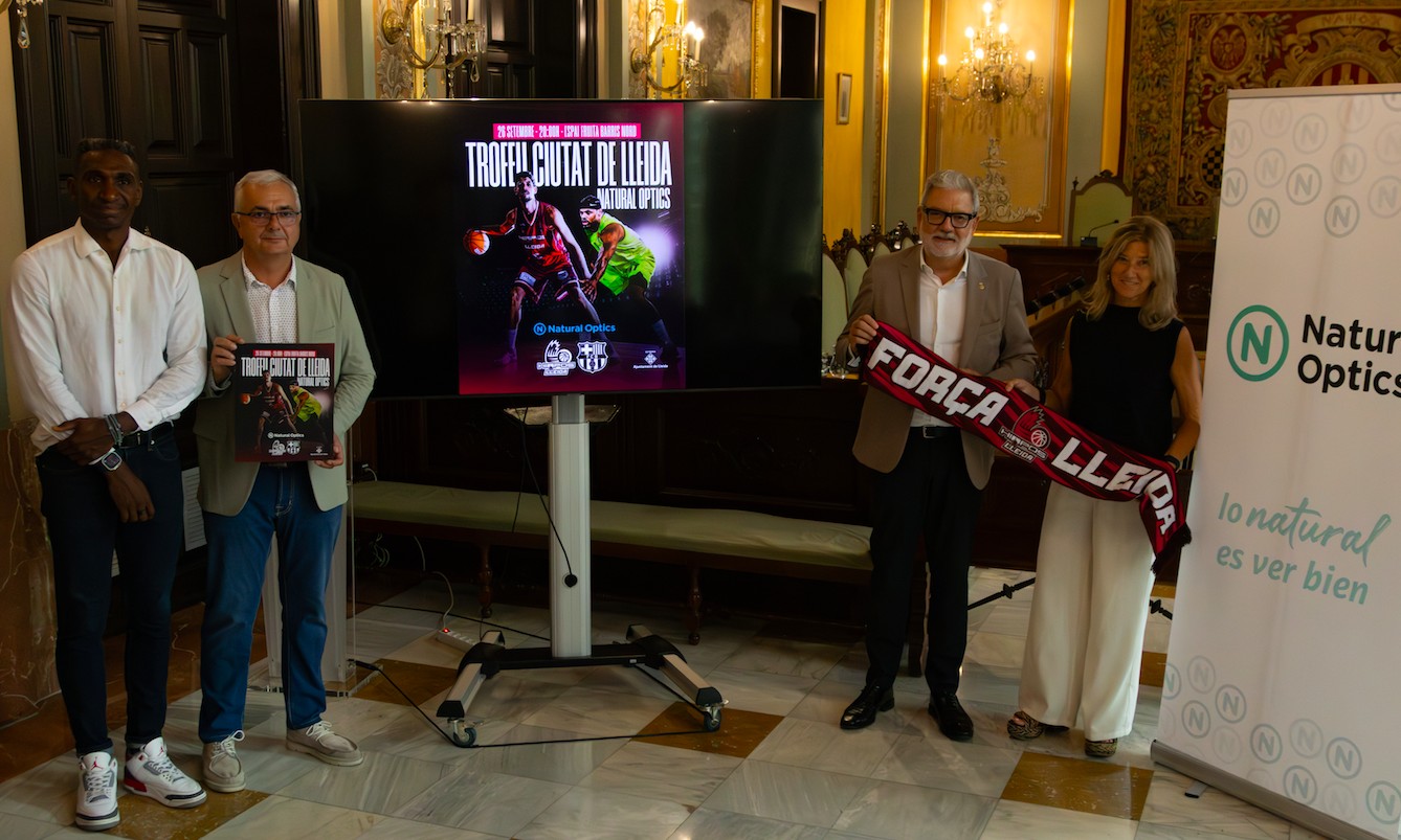 El TROFEO CIUDAD DE LLEIDA NATURAL OPTICOS: baloncesto de ACB, Fiesta Mayor y presentación del equipo leridano