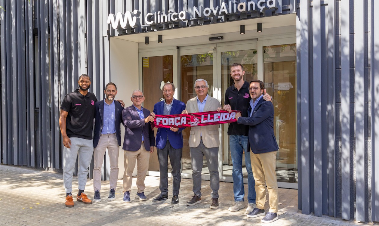 Clínica Mi NovAliança renueva el patrocinio con el Hiopos Lleida, un compromiso que va más allá de la pista