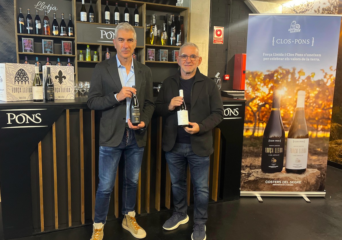 Força Lleida y Clos Pons unimos vino, deporte y territorio en una colaboración histórica