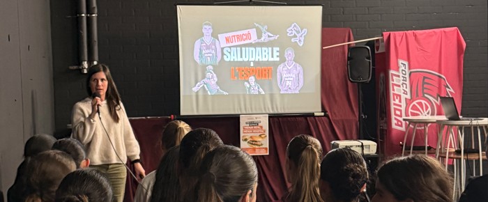 L’alimentació saludable, primera temàtica del Projecte en Bones Mans de la base del Força Lleida