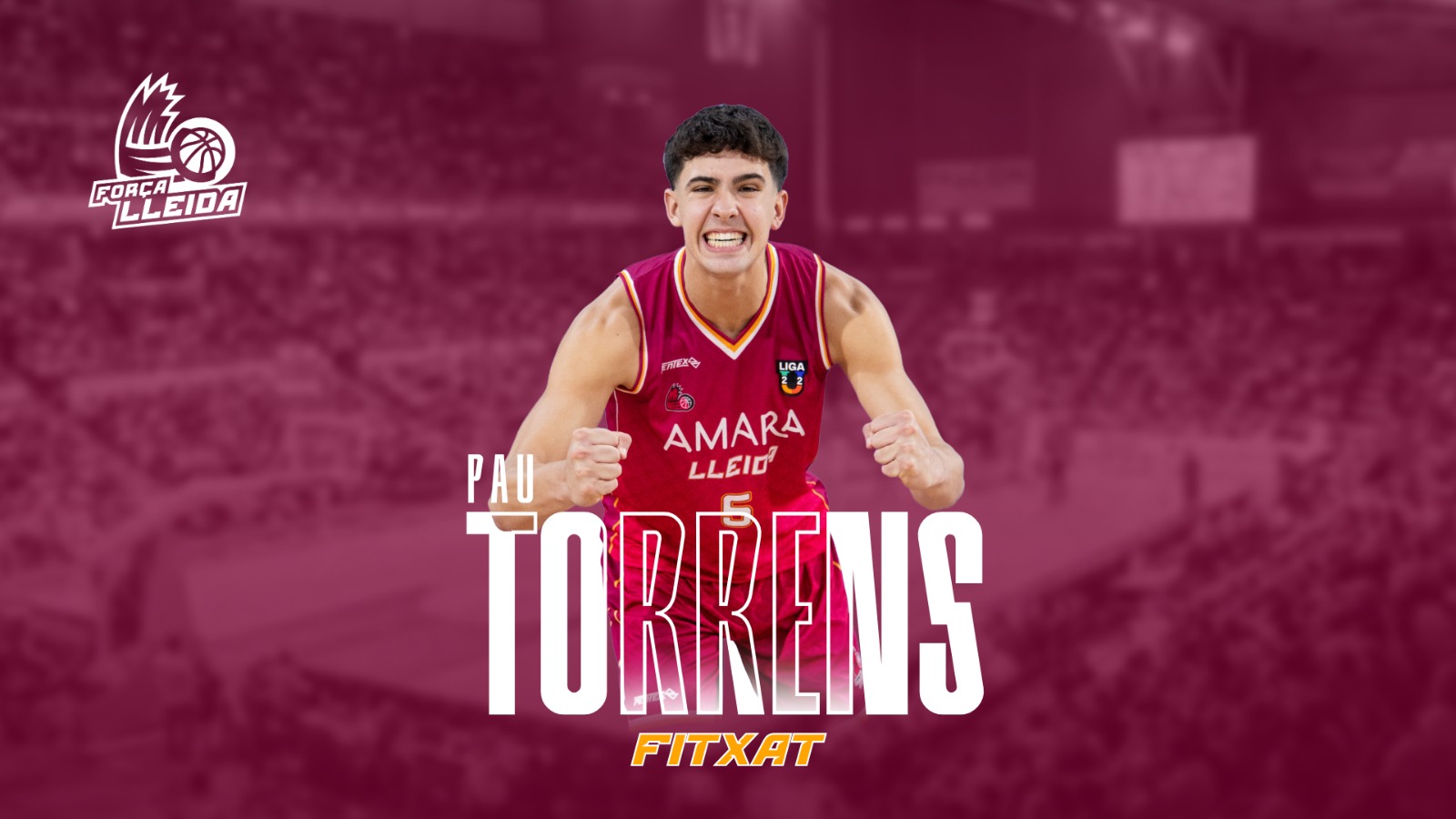 El Força Lleida y Pau Torrens sellamos la vinculación del jugador al club hasta el 2028