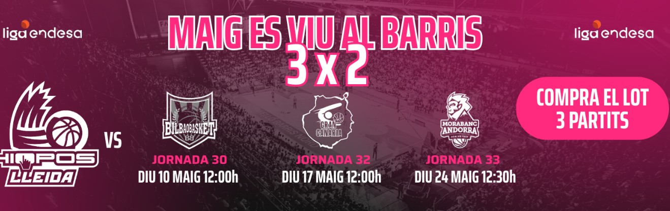 MAYO SE VIVE EN EL BARRIOS | 3 partidos al precio de 2
